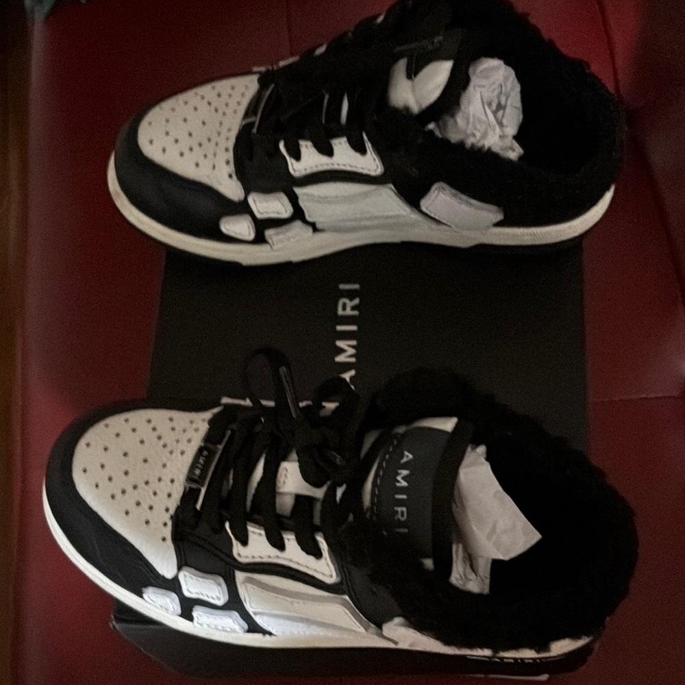 Amiri Black and White Sneakers